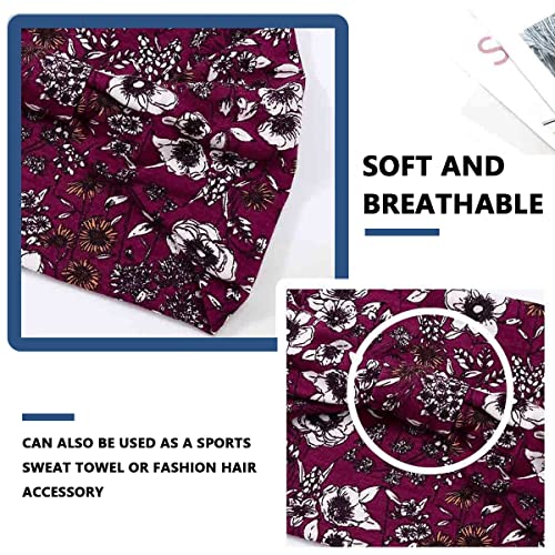 Proberos® 12PCS Bohemian Gym Headbands for Women Men Girls Stretchable Wide Hair Bands with Trendy Floral Prints Yoga Sweatbands Workout Running Tennis Marathon 4 Colors Unisex Proberos® 12PCS Bohemian Gym Headbands for Women Men Girls Stretchable Wide Hair Bands with Trendy Floral Prints Yoga Sweatbands Workout Running Tennis Marathon 4 Colors Unisex